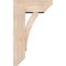 Ekena Millwork Thorton Slat Smooth Bracket w/ Offset Brace, Douglas Fir, 7 1/2"W x 18"D x 30"H BKT0806X18X30THR06SDF - alternate 4